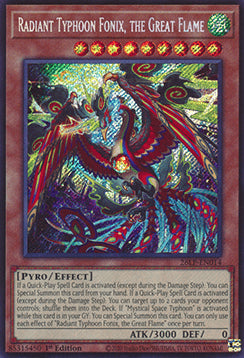 Radiant Typhoon Fonix, the Great Flame (V.3 - Secret Rare)