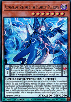 Astrograph Sorcerer, the Starfrost Magician (V.1 - Ultra Rare)