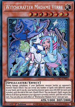 Witchcrafter Madame Verre (V.2 - Secret Rare)