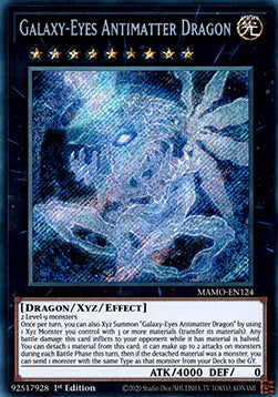 Galaxy-Eyes Antimatter Dragon (V.1 - Secret Rare)