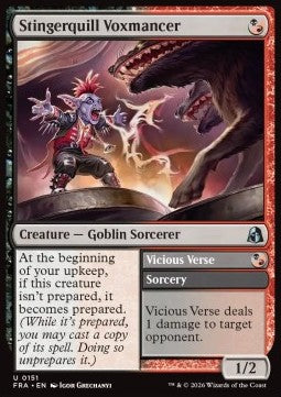 Stingerquill Voxmancer // Vicious Verse