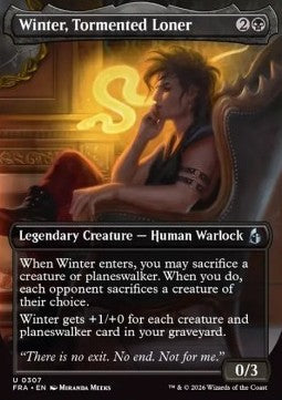 Winter, Tormented Loner