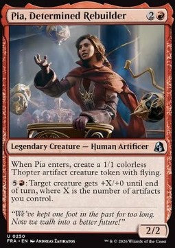 Pia, Determined Rebuilder