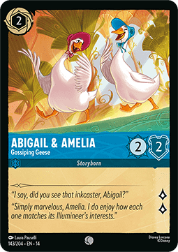 Abigail & Amelia - Gossiping Geese