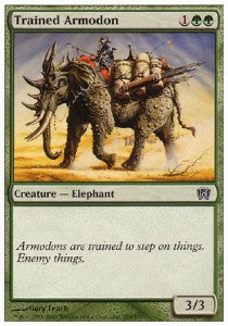 Trained Armodon - Eighth Edition (Common) [8ED-284]