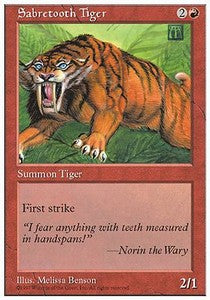 Sabretooth Tiger - Fifth Edition (Common)