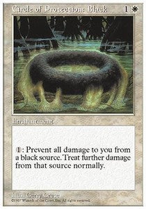 Circle of Protection: Black - Fifth Edition (Common)