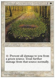 Circle of Protection: Green - Fifth Edition (Common)