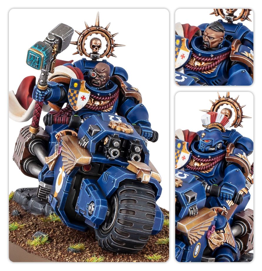 Warhammer 40.000 – Space Marines: Captain auf Bike (48-113)