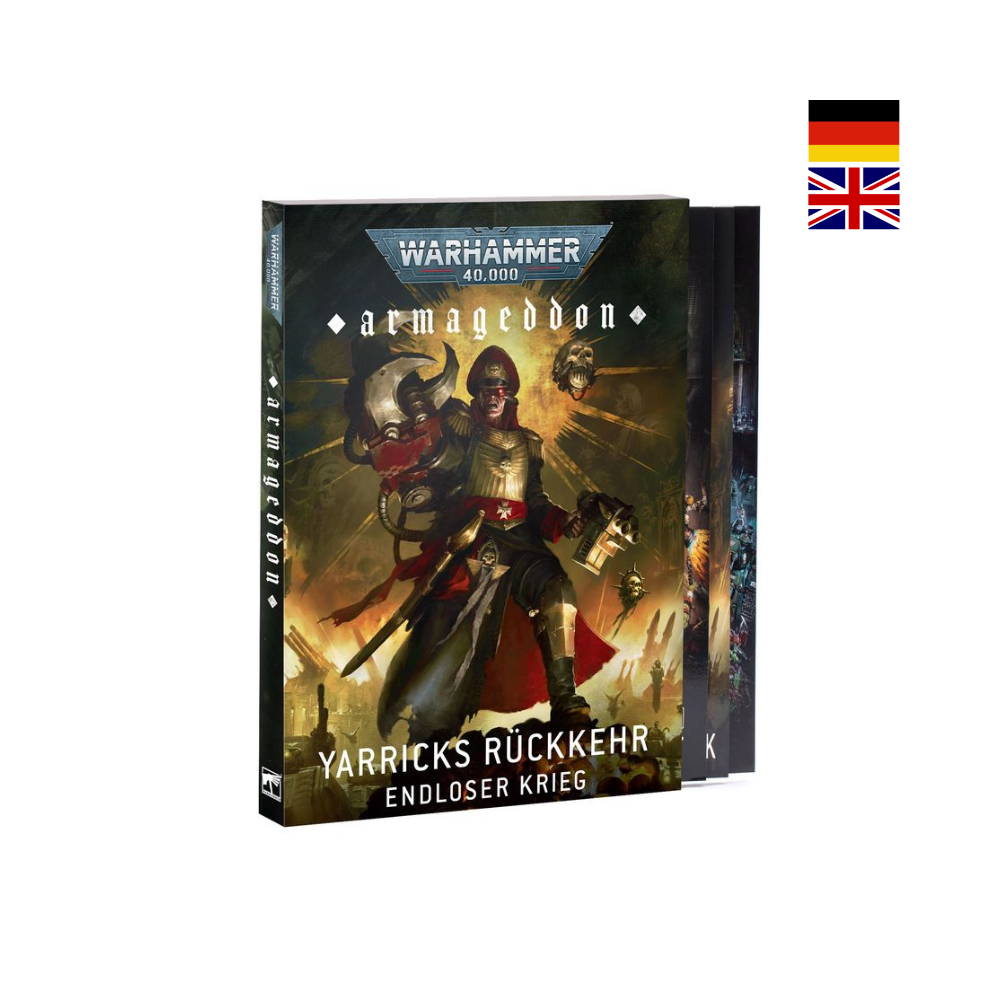 Warhammer 40.000 Armageddon Yarricks Rückkehr Buch Deutsch Englisch Roman Astra Militarum Commissar Yarrick Sci-Fi Lore