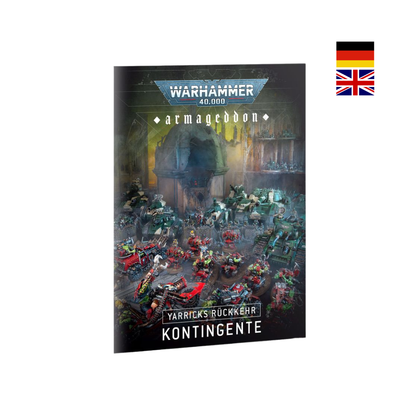 Warhammer 40.000 Armageddon Yarricks Rückkehr Kontingente Erweiterungsbuch Deutsch Englisch Tabletop Armeen Übersicht