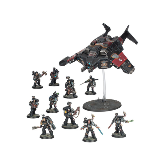 Warhammer 40.000 Armageddon Deathwatch Battalion Box mit Space Marines und Transporter, Tabletop Miniaturen Set kaufen Deutschland