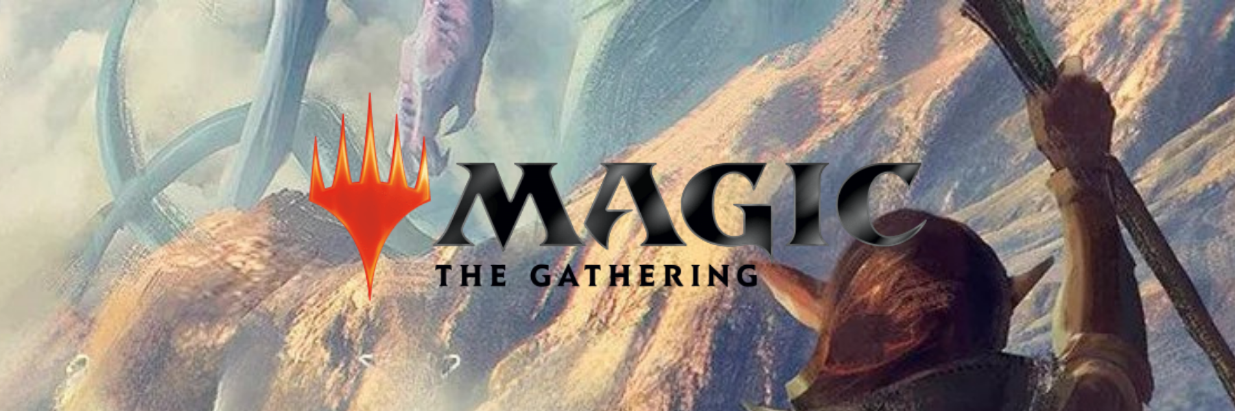 Magic: The Gathering Banner mit epischem Artwork – entdecke Decks, Booster und mehr im Shop.