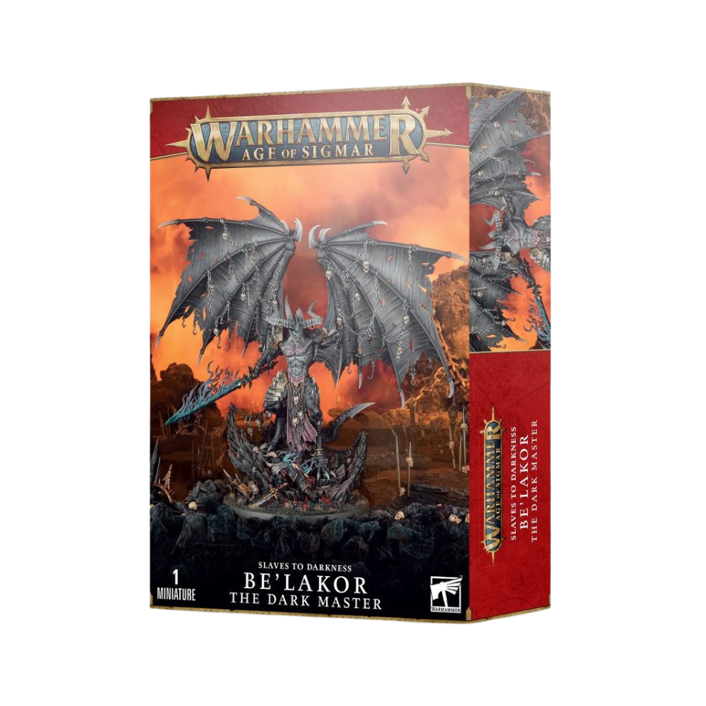 Warhammer Age of Sigmar Be’lakor The Dark Master Miniatur – Chaos Dämon mit Flügeln und Schwert, Slaves to Darkness Modell