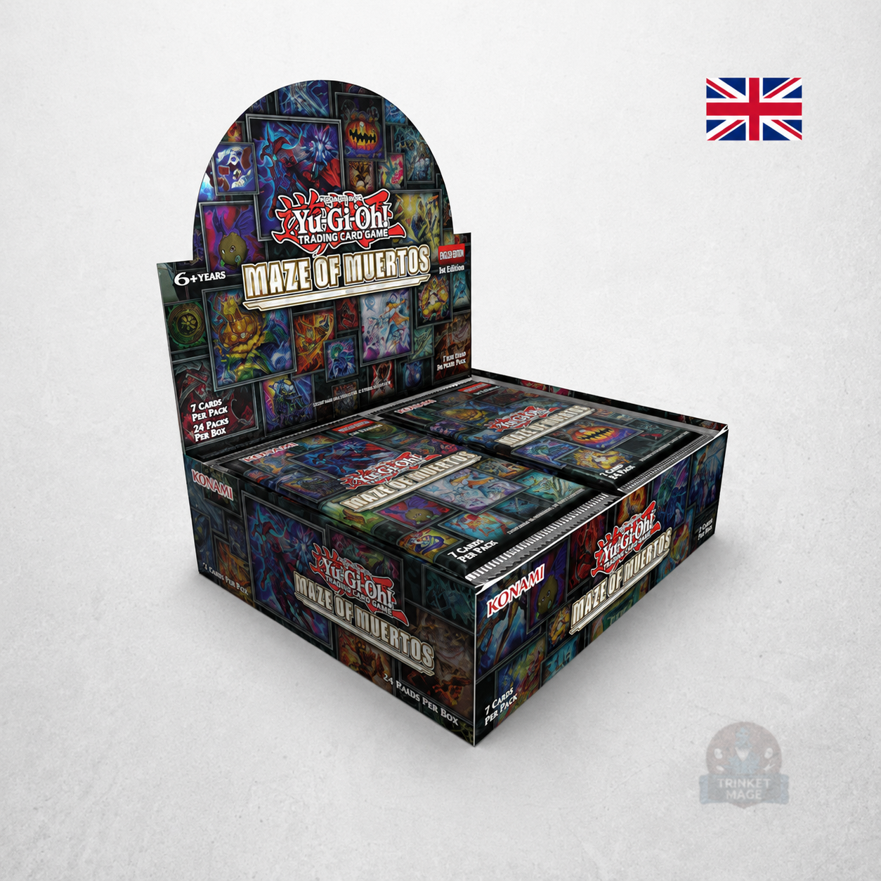 Yu-Gi-Oh! Maze of Muertos – englisches Booster-Display mit 24 Packs, Ansicht 3