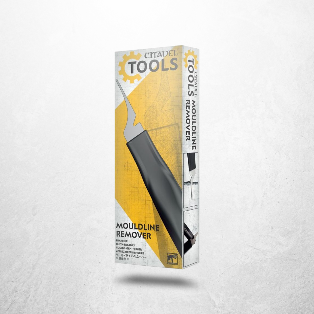 Citadel Tools Gussgratenentferner (66-65) in Verpackung mit ergonomischem Werkzeug zum Entfernen von Gussgraten an Miniaturen.