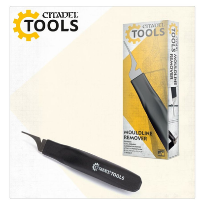 Citadel Tools Gussgratenentferner (66-65) mit schwarzem Griff und gebogener Klinge für präzise Modellbauarbeiten.
