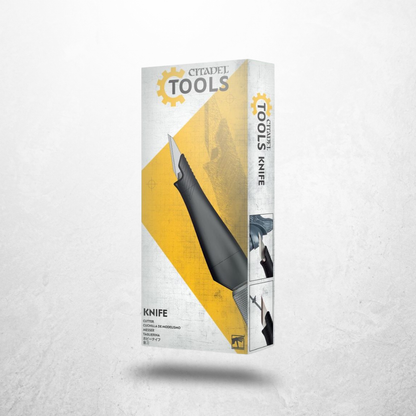 Citadel Tools Messer (66-61) in Verpackung mit schwarzem Präzisionsmesser für den Modellbau und austauschbaren Klingen.