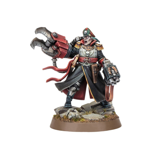 Warhammer 40k Commissar Yarrick bemalte Miniatur Astra Militarum Charaktermodell Citadel Figur für Tabletop Sammler Deutschland