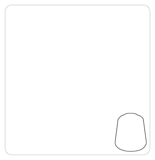 Citadel Base Farbe Corax White Warhammer Acrylfarbe weiß für Miniaturen saubere Grundschichten und helle Highlights beim Bemalen
