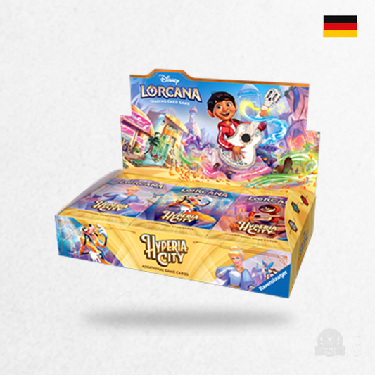 Disney Lorcana TCG – Die Stadt Hyperia Booster Display (24 Booster) – Deutsch