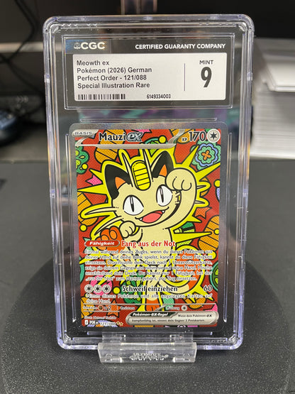 Meowth ex - Perfect Order (Special Illustration Rare) [POR-121]