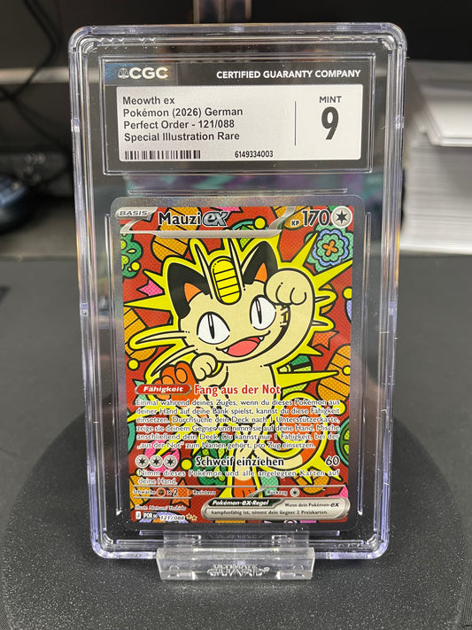 Meowth ex - Perfect Order (Special Illustration Rare) [POR-121]