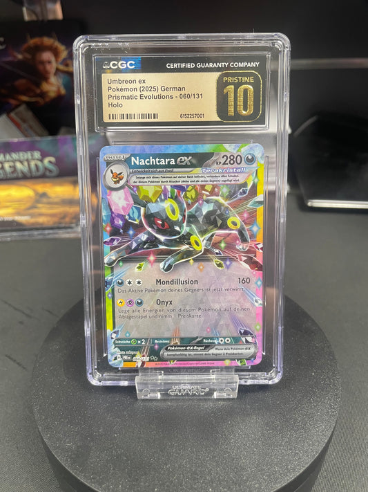 Umbreon ex PRE-060 – CGC 10 Pristine – Pokémon Deutsch – Prismatic Evolutions