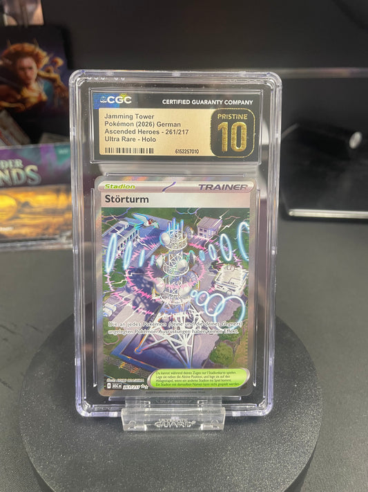 Jamming Tower ASC-261 – CGC 10 Pristine – Pokémon Erhabene Helden DE
