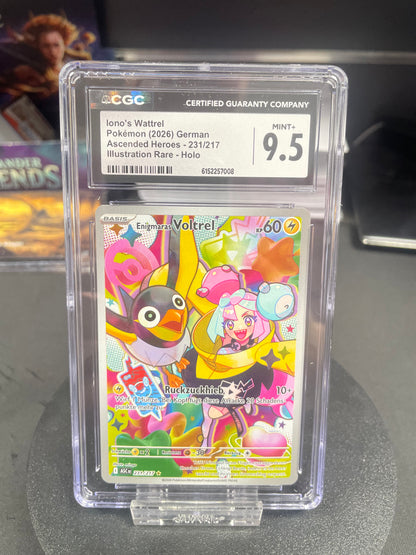 Iono's Wattrel ASC-231 – CGC 9.5 – Pokémon Erhabene Helden – Deutsch