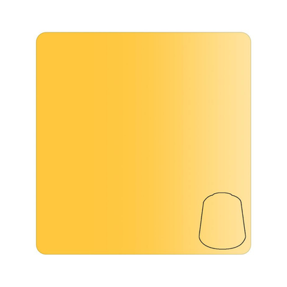 Gelbe Contrast-Farbfläche Iyanden Yellow, gleichmäßiger Farbverlauf für Warhammer Miniaturen und Details