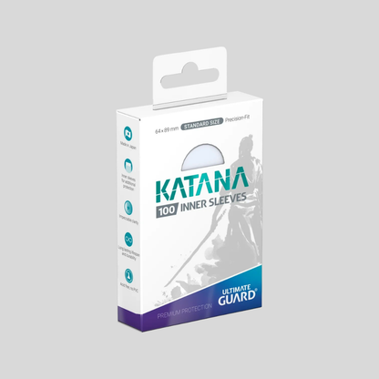 Ultimate Guard Katana Inner Sleeves für zusätzlichen Schutz von Sammelkarten und Double Sleeving im TCG