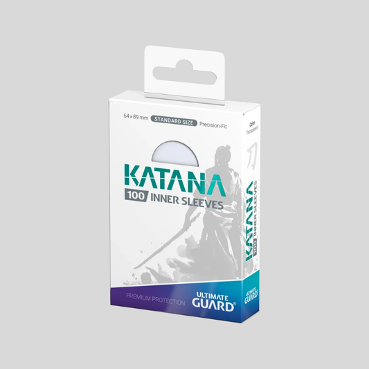 Ultimate Guard Katana Inner Sleeves in Standardgröße für präzises Double Sleeving und Kartenschutz