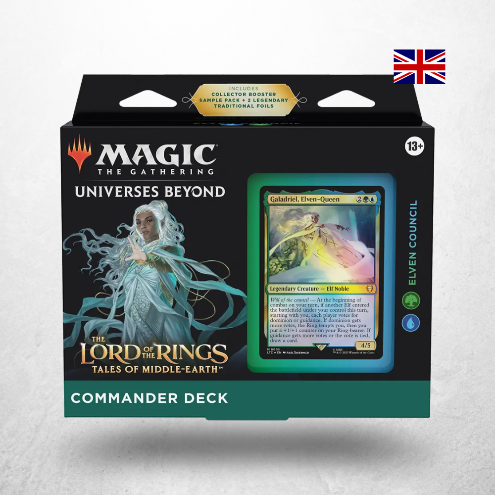 Magic: The Gathering The Lord of the Rings Tales of Middle-earth Commander Deck Elven Council in englischer Sprache.