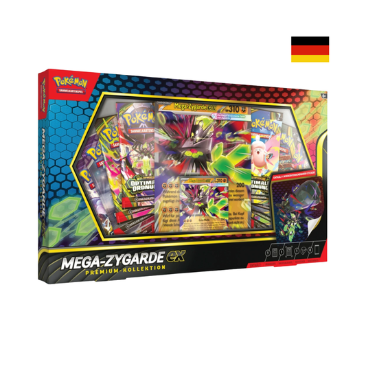 Pokémon Mega Zygarde ex Premium Kollektion Deutsch mit Promokarte, Jumbo Karte und Boosterpacks kaufen Deutschland Pokémon Sammelkarten Set
