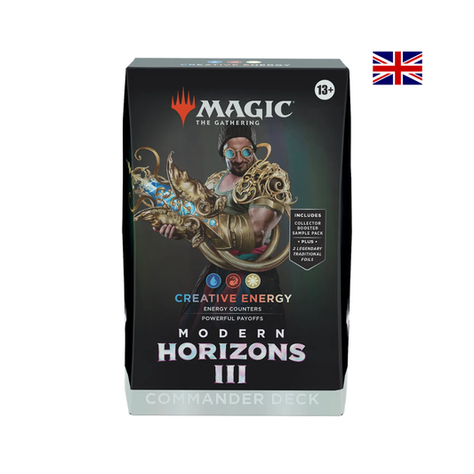 Magic The Gathering Modern Horizons 3 Commander Deck Creative Energy Englisch, MTG Commander Deck Energy Counter Strategie mit Sammelkarten und Zubehör kaufen Deutschland