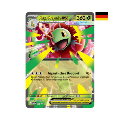 Pokémon Mega-Meganie ex Promo-Karte aus Erhabene Helden