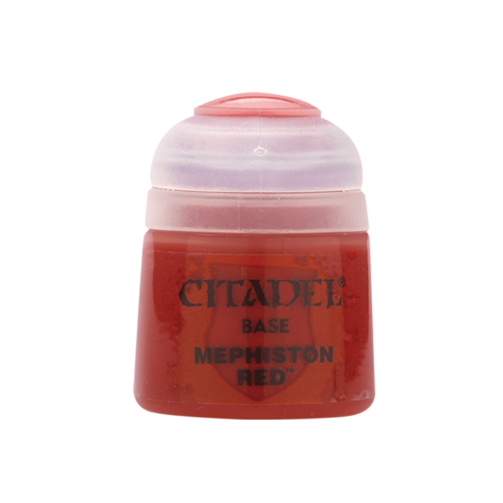Citadel Colour Base Mephiston Red Warhammer Farbe rot Acrylfarbe Miniaturen bemalen Tabletop