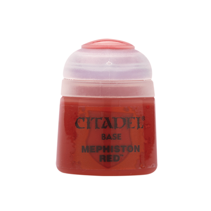 Citadel Colour Base Mephiston Red Warhammer Farbe rot Acrylfarbe Miniaturen bemalen Tabletop