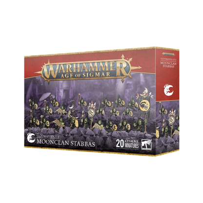 Warhammer Age of Sigmar Gloomspite Gitz Moonclan Stabbas Box mit Goblin Infanterie Einheiten
