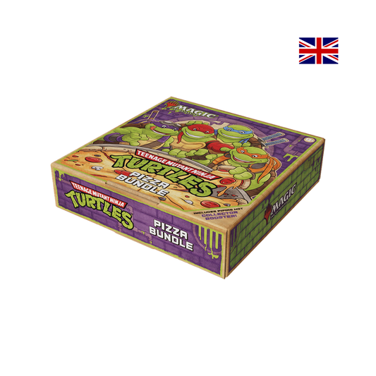Magic The Gathering Teenage Mutant Ninja Turtles Pizza Bundle Universes Beyond Sammlerbox mit Turtle-Motiv, englische Version