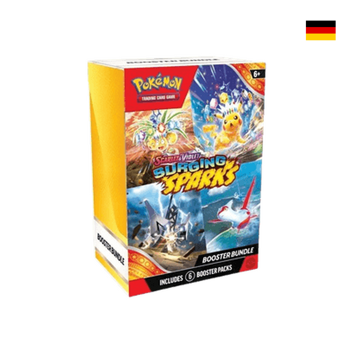 Pokémon Karmesin & Purpur – Stürmische Funken Boosterbundle (6 Booster) – DE