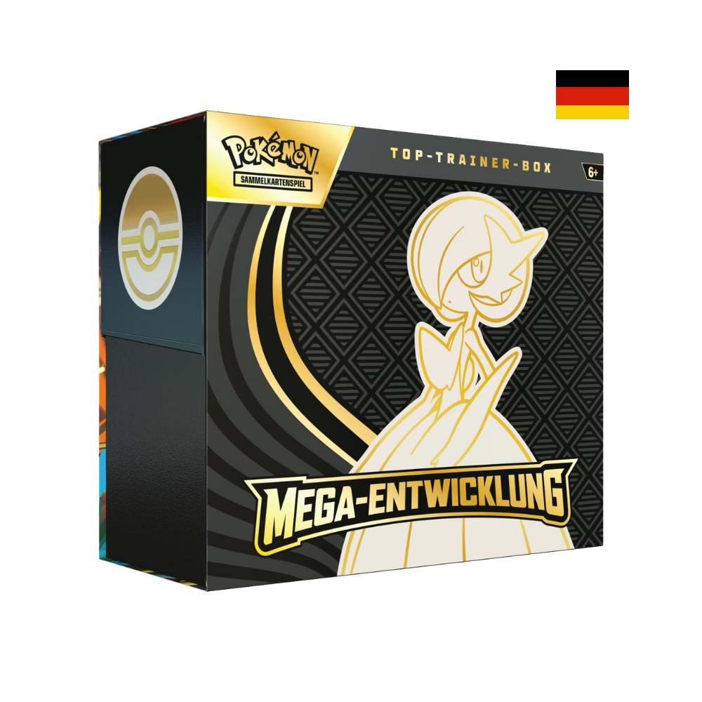 Pokémon Mega-Entwicklung Top-Trainer-Box mit Gardevoir Design und exklusivem Zubehör für Sammler
