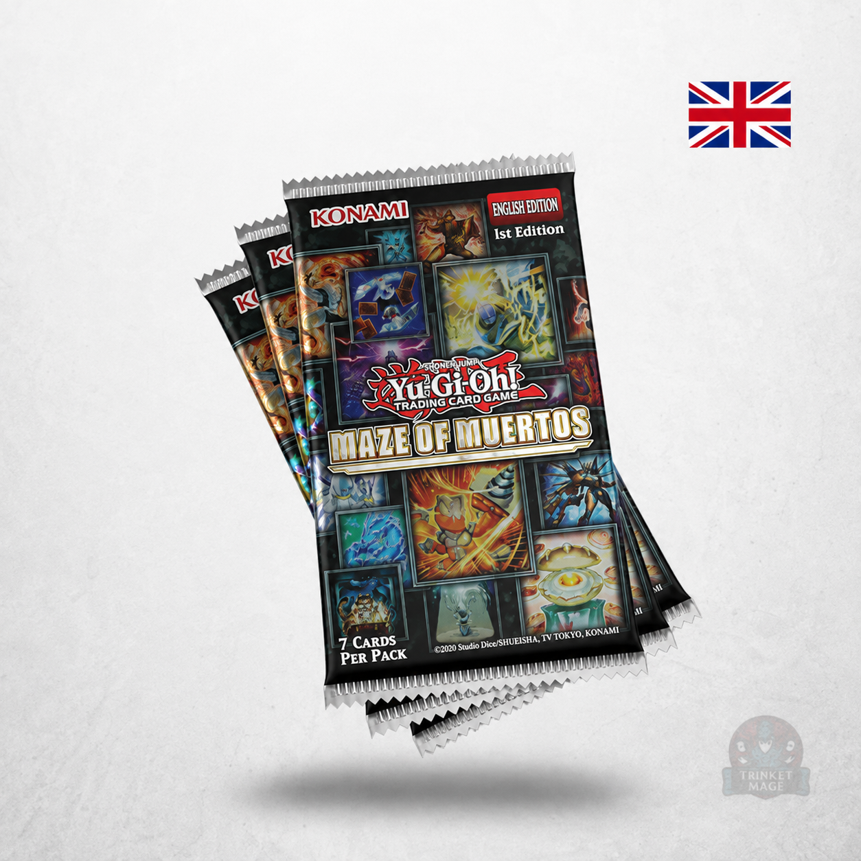 Yu-Gi-Oh! Maze of Muertos – drei englische Boosterpacks mit Motiv 2