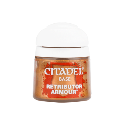 Citadel Colour Base Retributor Armour Warhammer Farbe gold metallisch Acrylfarbe Miniaturen bemalen Tabletop