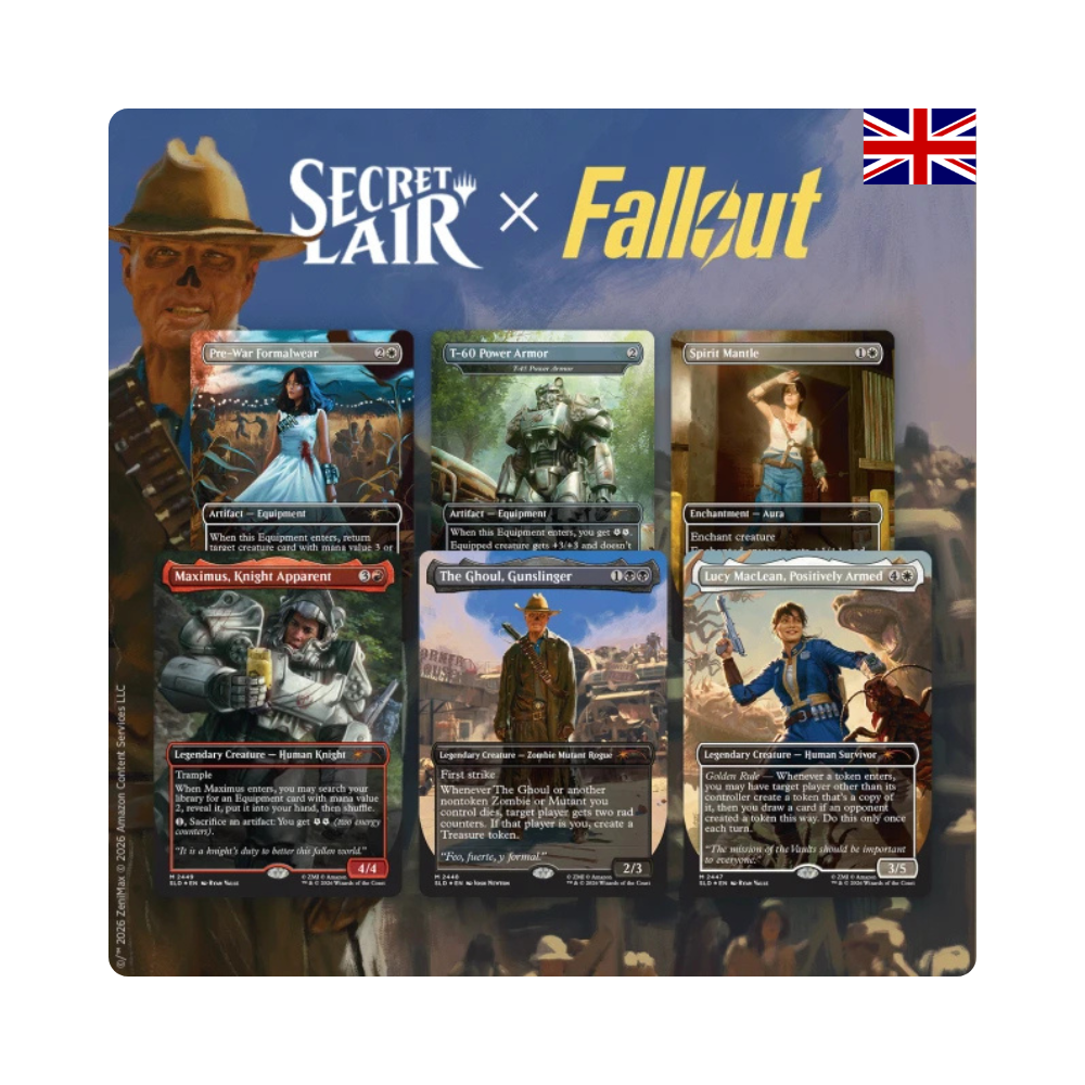 Secret Lair x Fallout Drop Series mit exklusiven Magic Karten aus dem Fallout Universes Beyond Crossover