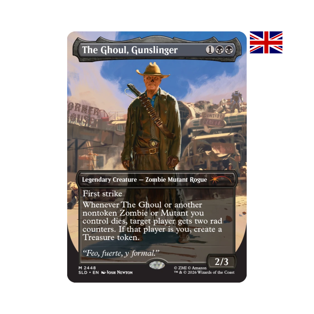 The Ghoul Karte aus Fallout Secret Lair für Zombie-, Mutant- und Commander Strategien in Magic