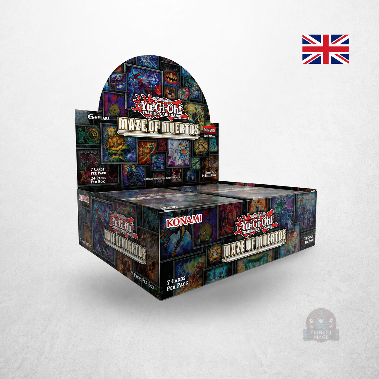 Yu-Gi-Oh! Maze of Muertos – englisches Booster-Display mit 24 Packs, Ansicht 1