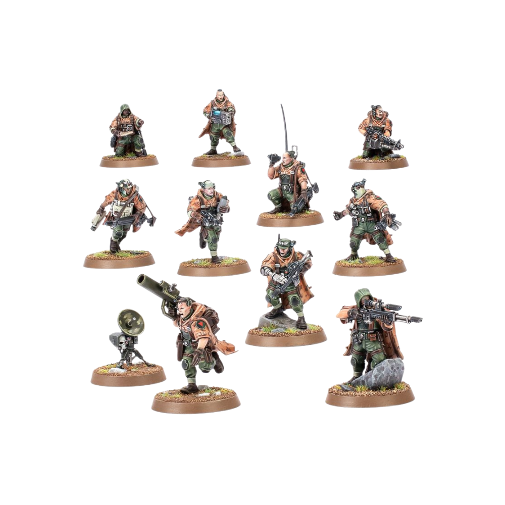 Schemen-Trupp Miniaturen aus Kill Team Schrecken auf Devlan für Astra Militarum Einsätze