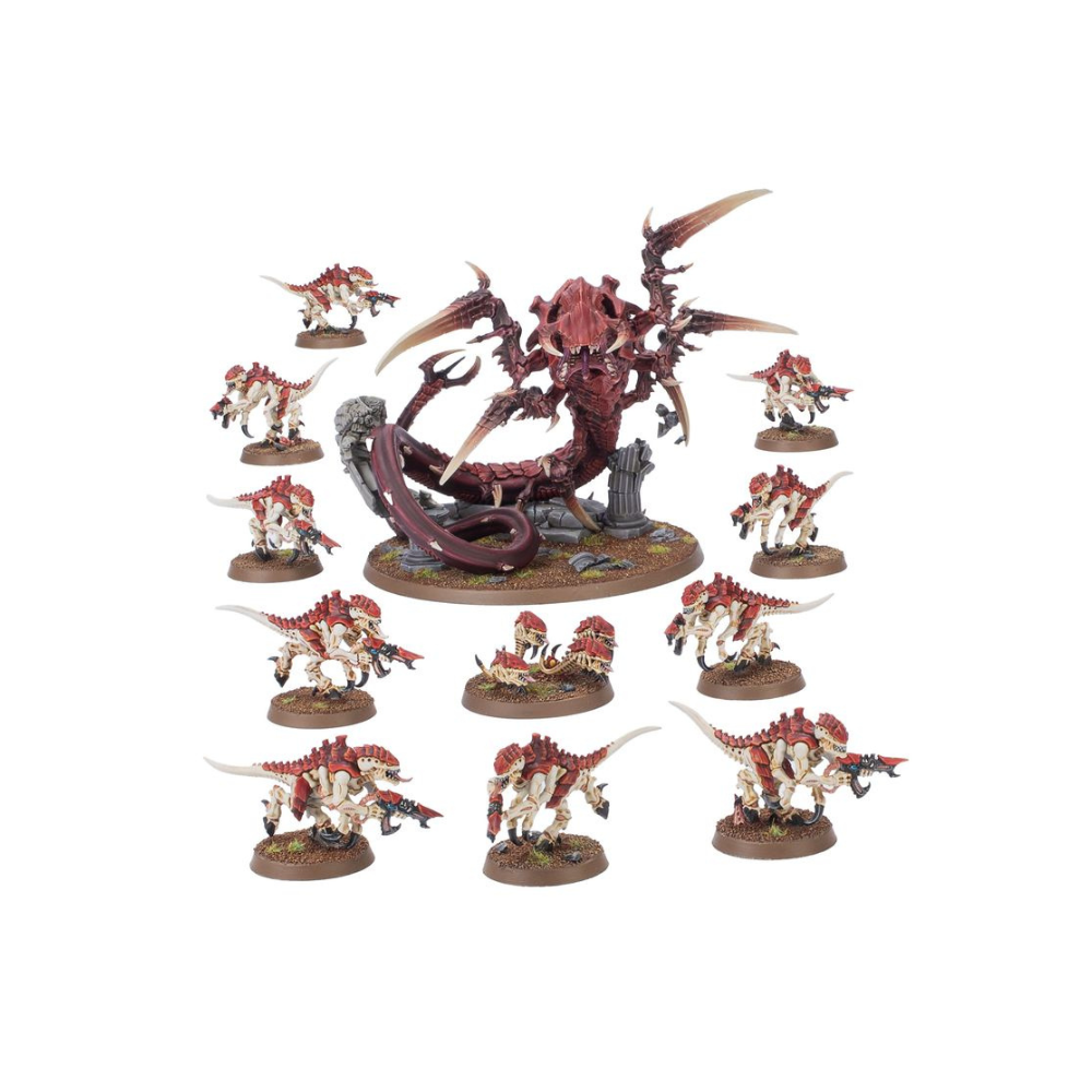 Tyraniden Miniaturen und Roter Schrecken aus Kill Team Schrecken auf Devlan für Warhammer 40.000